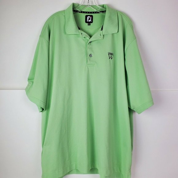 FootJoy Other - FootJoy FJ Mens Lime Green Polo Golf Shirt XXL